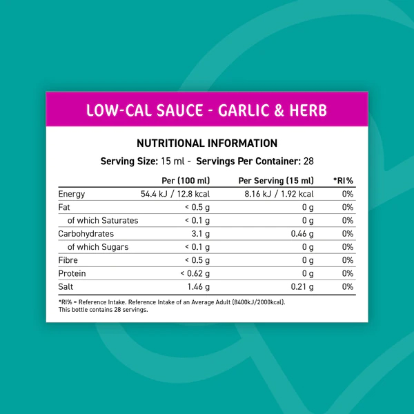 Applied Nutrition - Low-Cal Sauce, 425ml - Image 15