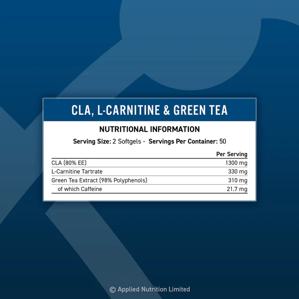 Applied Nutrition - CLA, L-Carnitine & Green Tea